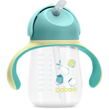 Baboo Cup with Silicone Straw ceasca cu pai