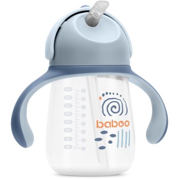 Baboo Cup with Silicone Straw ceasca cu pai