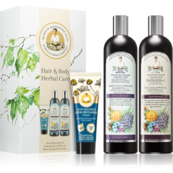 Babushka agafia herbal care set cadou
