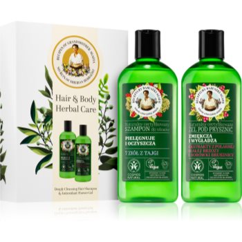 Babushka Agafia Hair & Body Herbal Care set cadou (pentru corp si par)