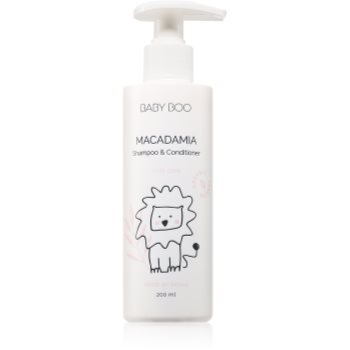 Baby Boo MACADAMIA Shampoo and Conditioner sampon si balsam pentru nou-nascuti si copii