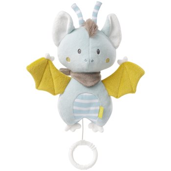 Baby fehn music box little castle bat jucărie suspendabilă contrastantă cu melodie