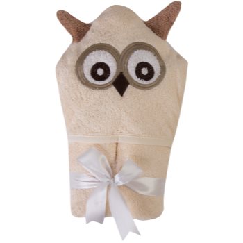 Babymatex Jimmy Owl prosop de baie cu glugă