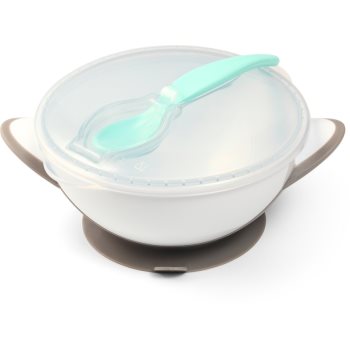 BabyOno Be Active Suction Bowl with Spoon serviciu de masă pentru copii pentru copii
