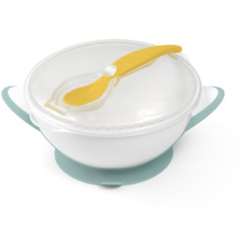 BabyOno Be Active Suction Bowl with Spoon serviciu de masă pentru copii pentru copii