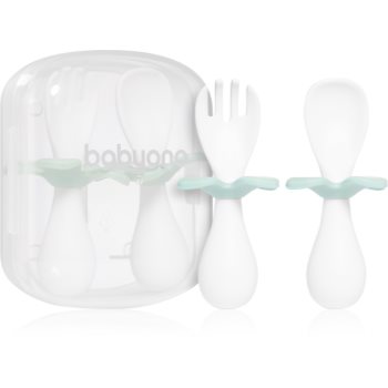 BabyOno Spoon and Fork 12m+ tacâmuri cu sac