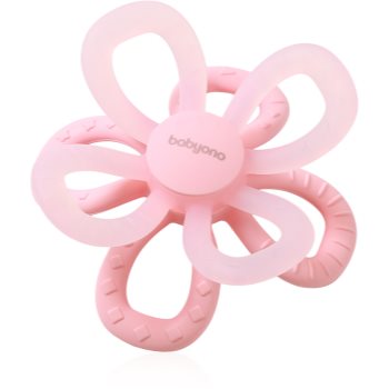 BabyOno Silicone Teether Flower jucărie pentru dentiție