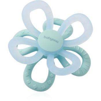 BabyOno Silicone Teether Flower jucărie pentru dentiție