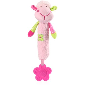 BabyOno Squeaky Toy Sweet Lambie jucărie fluierătoare pentru dentiție