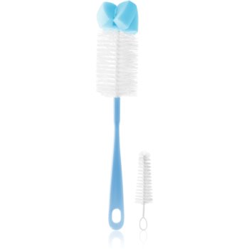 BabyOno Take Care Brush for Bottles and Teats with Mini Brush & Sponge Tip perie de curatare image0
