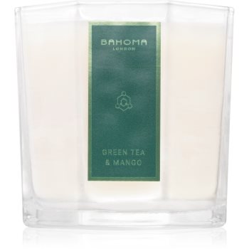 Bahoma London Octagon Collection Green Tea & Mango lumânare parfumată