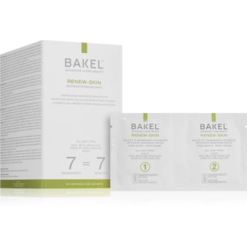 Bakel Renew-Skin Șervețele umede pentru tratarea tenului în două faze Bakel