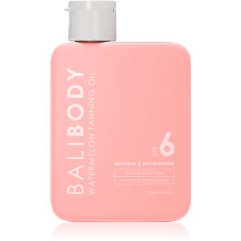 Bali Body Watermelon Tanning Oil ulei pentru plaja SPF 6 - Sellmag.ro