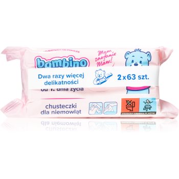Bambino baby wet wipes servetele delicate pentru copii