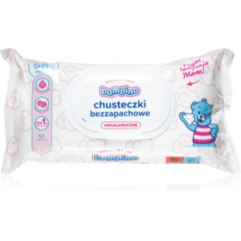 Bambino Baby Unscented Wet Wipes servetele umede ultra-delicate pentru nou-nascuti si copii