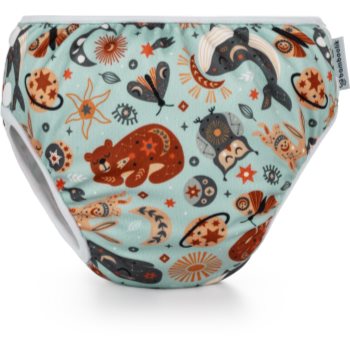 Bamboolik Swim Diapers Celestial Animals scutece lavabile tip slip de înot