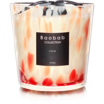 Baobab Pearls Coral lumânare parfumată Baobab imagine noua 2022 scoalamachiaj.ro