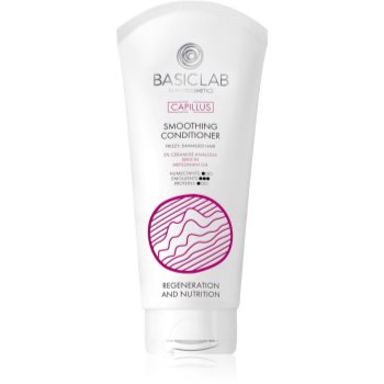 BasicLab Dermocosmetics Capillus balsam cu efect de netezire pentru par indisciplinat