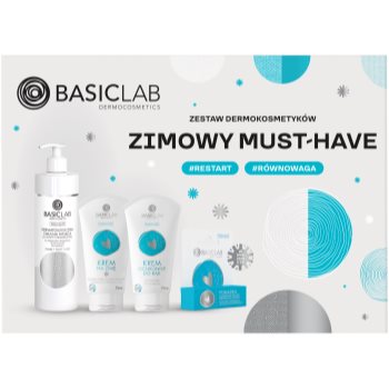  Balsam pentru buze, BasicLab Dermocosmetics Winter Must-have set cadou impotriva frigului si a vantului - Sellmag.ro