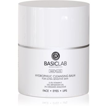 BasicLab Dermocosmetics Micellis очищуючий бальзам для зняття макіяжу для дуже сухої шкіри 40 гр