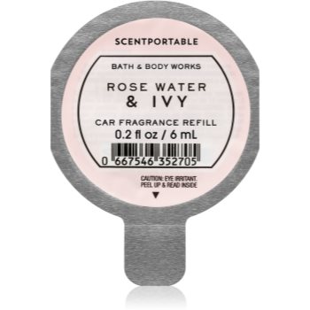 Bath & Body Works Rose Water & Ivy parfum pentru masina Refil