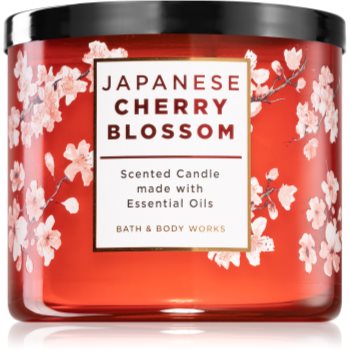 Bath & body works japanese cherry blossom lumânare parfumată i.