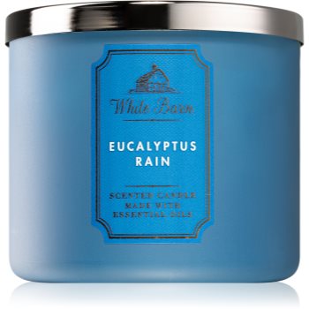 Bath & Body Works Eucalyptus Rain lumânare parfumată cu uleiuri esentiale