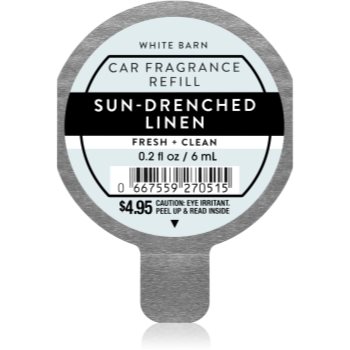 Bath & Body Works Sun Drenched Linen parfum pentru masina rezervă