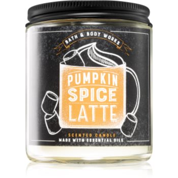 Bath & body works pumpkin spice latte lumânare parfumată i.