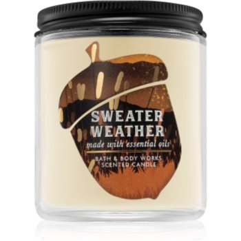 Bath & Body Works Sweater Weather lumânare parfumată I.