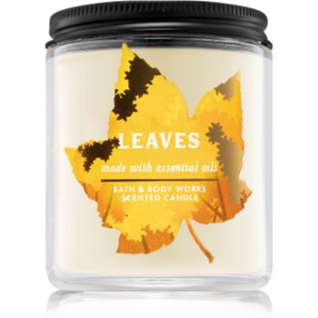 Bath & body works leaves lumânare parfumată