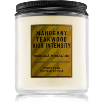 Bath & Body Works Mahogany Teakwood High Intensity lumânare parfumată V.