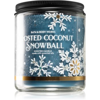 Bath & Body Works Frosted Coconut Snowball lumânare parfumată