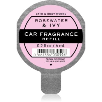 Bath & Body Works Rose Water & Ivy parfum pentru masina Refil