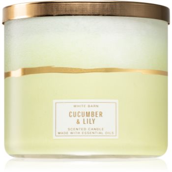 Bath & Body Works Cucumber and Lily lumânare parfumată