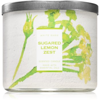 Bath & body works sugared lemon zest lumânare parfumată