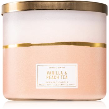 Bath & Body Works Vanilla & Peach Tea lumânare parfumată