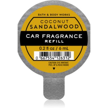 Bath & Body Works Coconut Sandalwood parfum pentru masina rezervă