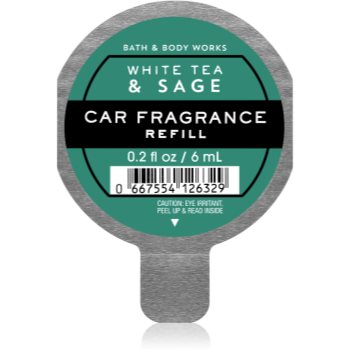 Bath & Body Works White Tea & Sage parfum pentru masina rezervă