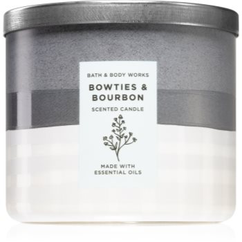 Bath & body works bowties & bourbon lumânare parfumată