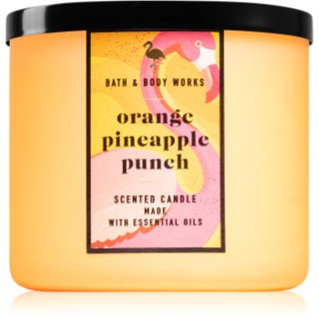 Bath & body works orange pineapple punch lumânare parfumată
