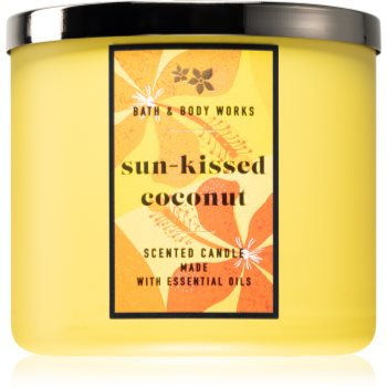 Bath & body works sun-kissed coconut lumânare parfumată