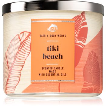Bath & body works tiki beach lumânare parfumată cu uleiuri esentiale