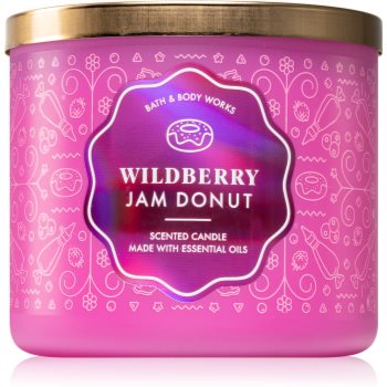 Bath & Body Works Wildberry Jam Donut lumânare parfumată