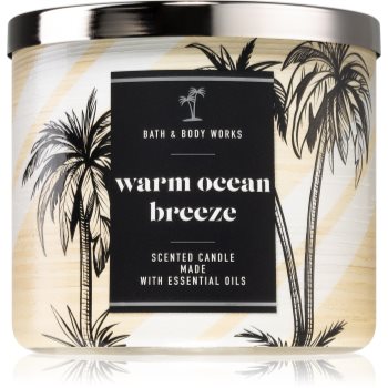 Bath & body works warm ocean breeze lumânare parfumată