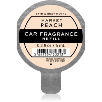 Bath & body works market peach parfum pentru masina refil