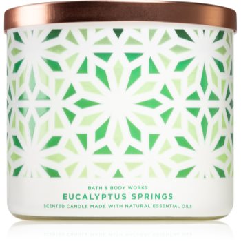 Bath & body works eucalyptus springs lumânare parfumată