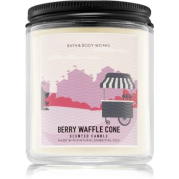 Bath & Body Works Berry Waffle Cone lumânare parfumată I.