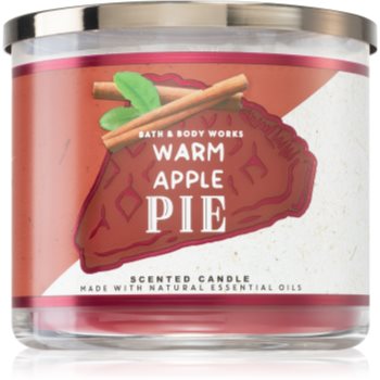 Bath & Body Works Warm Apple Pie lumânare parfumată Apple imagine noua