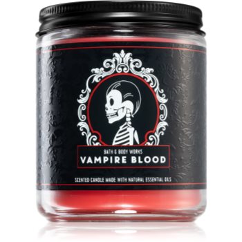 Bath & body works vampire blood lumânare parfumată cu uleiuri esentiale